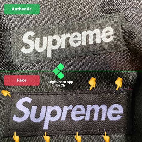 real vs fake supreme bag|is your supreme bag real.